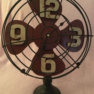 Vintage Clock Fan
